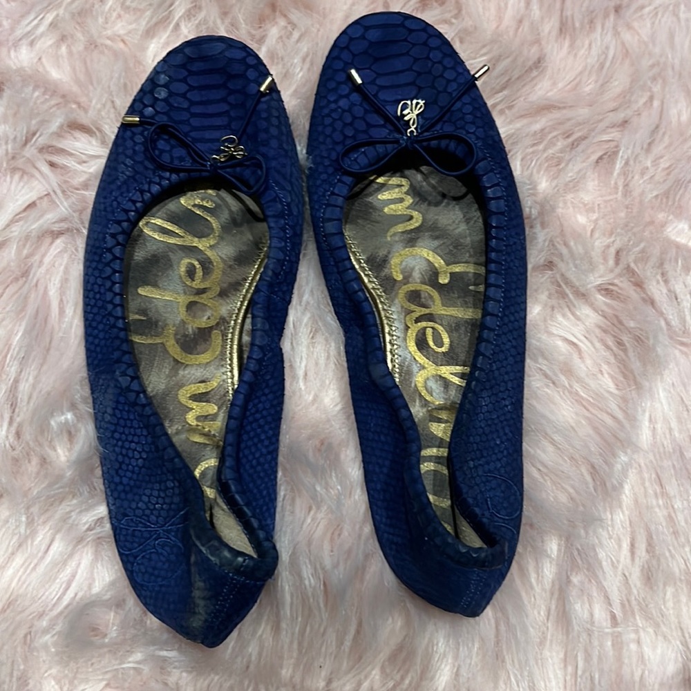 Sam Edelman royal blue flats